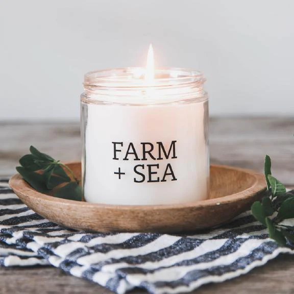 Farm and sea cozy harbor candle 