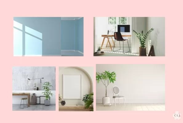 Home office scenes for Zoom backgrounds