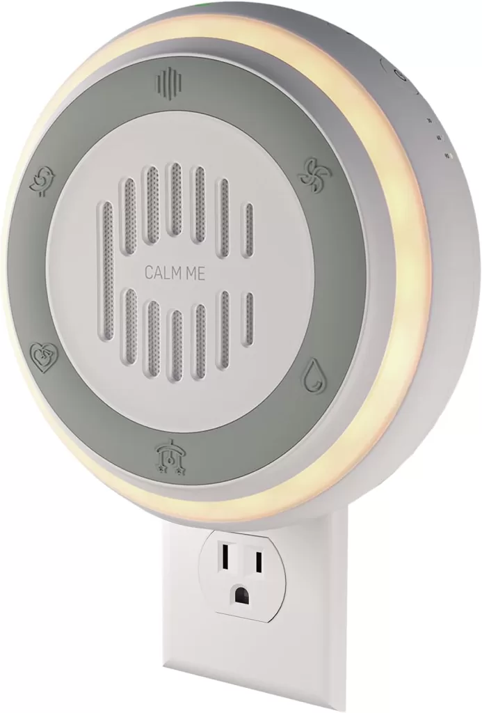 White noise machine that plugs in and can be used for office or baby
