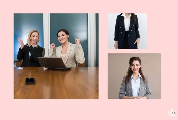 Jacket with white shirt, shell